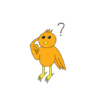 Rikin the orange bird（個別スタンプ：9）