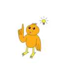 Rikin the orange bird（個別スタンプ：10）