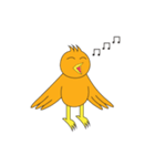 Rikin the orange bird（個別スタンプ：11）