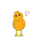 Rikin the orange bird（個別スタンプ：14）