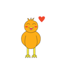 Rikin the orange bird（個別スタンプ：15）