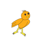Rikin the orange bird（個別スタンプ：16）