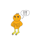 Rikin the orange bird（個別スタンプ：17）