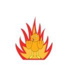 Rikin the orange bird（個別スタンプ：18）