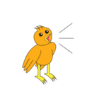Rikin the orange bird（個別スタンプ：23）