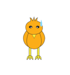 Rikin the orange bird（個別スタンプ：24）