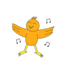 Rikin the orange bird（個別スタンプ：28）