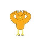 Rikin the orange bird（個別スタンプ：32）