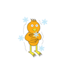 Rikin the orange bird（個別スタンプ：34）