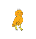 Rikin the orange bird（個別スタンプ：35）