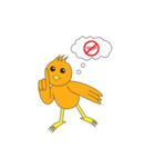 Rikin the orange bird（個別スタンプ：40）