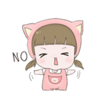 Meemee little cat（個別スタンプ：7）