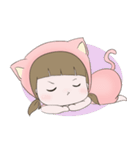 Meemee little cat（個別スタンプ：12）