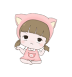 Meemee little cat（個別スタンプ：21）