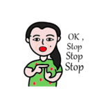 The life of girls has a mole on face（個別スタンプ：18）