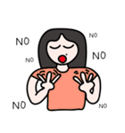 The life of girls has a mole on face（個別スタンプ：20）