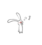 耳の長いうさぎ（個別スタンプ：3）