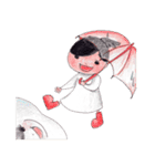 Happy Feathers（個別スタンプ：6）