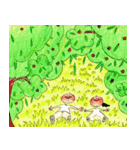 Happy Feathers（個別スタンプ：36）