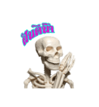 mini skeleton（個別スタンプ：17）