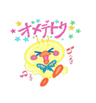 カラフルおばけと友人（個別スタンプ：11）