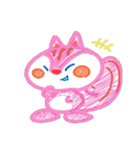 カラフルおばけと友人（個別スタンプ：20）