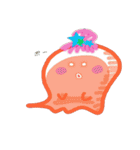 カラフルおばけと友人（個別スタンプ：29）
