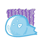 カラフルおばけと友人（個別スタンプ：30）