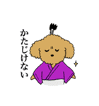 トイプードルの日常生活スタンプ（個別スタンプ：16）