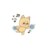 めがね犬のゆるゆるスタンプ（個別スタンプ：1）
