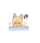めがね犬のゆるゆるスタンプ（個別スタンプ：4）
