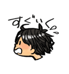 クロとチャ（個別スタンプ：7）