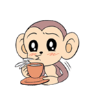 Lovely monkey Q-Ji(2.0)（個別スタンプ：1）