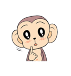 Lovely monkey Q-Ji(2.0)（個別スタンプ：3）