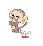 Lovely monkey Q-Ji(2.0)（個別スタンプ：6）