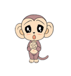 Lovely monkey Q-Ji(2.0)（個別スタンプ：7）