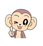 Lovely monkey Q-Ji(2.0)（個別スタンプ：32）