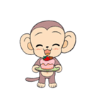 Lovely monkey Q-Ji(2.0)（個別スタンプ：34）