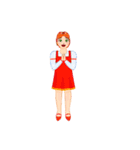 Russian girls（個別スタンプ：3）