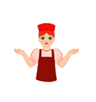 Russian girls（個別スタンプ：6）