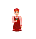 Russian girls（個別スタンプ：9）