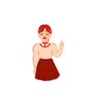 Russian girls（個別スタンプ：22）