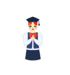 Russian girls（個別スタンプ：23）
