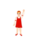 Russian girls（個別スタンプ：32）