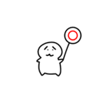 ホワイトベイビー（個別スタンプ：9）