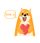 Podgy Shiba（個別スタンプ：24）