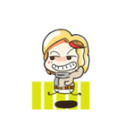 トマホークの女の子3（個別スタンプ：1）