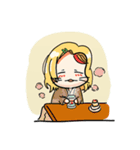 トマホークの女の子3（個別スタンプ：5）