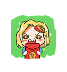 トマホークの女の子3（個別スタンプ：6）