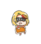 トマホークの女の子3（個別スタンプ：7）
